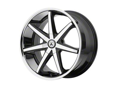 Asanti ABL-9 Machined Face with Stainless Steel Lip 5-Lug Wheel; 22x9; 43mm Offset (87-90 Dakota)