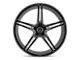 Asanti Alpha 5 Gloss Black Milled 5-Lug Wheel; 22x10.5; 35mm Offset (87-90 Dakota)