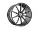 Asanti Aries Matte Graphite 5-Lug Wheel; 22x10.5; 35mm Offset (87-90 Dakota)