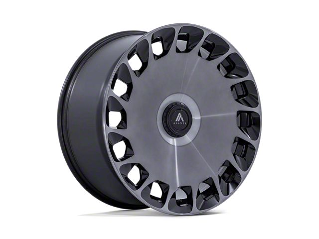 Asanti Aristocrat Gloss Black Machined 5-Lug Wheel; 20x10.5; 40mm Offset (87-90 Dakota)