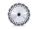 Asanti Aristocrat Gloss Platinum with Bright Machined Face 5-Lug Wheel; 22x10.5; 45mm Offset (87-90 Dakota)