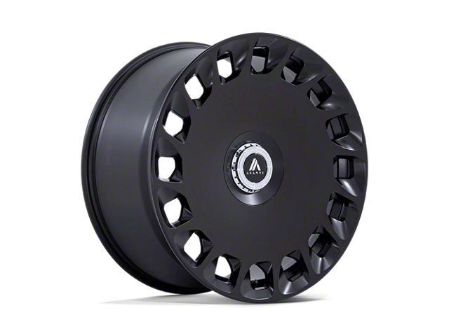 Asanti Aristocrat Matte Black 5-Lug Wheel; 22x10.5; 45mm Offset (87-90 Dakota)