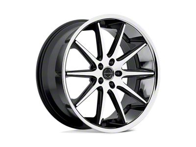 Asanti Capella Machined Face with Stainless Steel Lip 5-Lug Wheel; 20x10; 30mm Offset (87-90 Dakota)