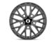 Asanti LEO Matte Graphite 5-Lug Wheel; 20x8.5; 38mm Offset (87-90 Dakota)