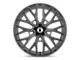Asanti LEO Matte Graphite 5-Lug Wheel; 20x9; 35mm Offset (87-90 Dakota)