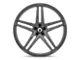 Asanti Orion Matte Graphite 5-Lug Wheel; 22x10.5; 35mm Offset (87-90 Dakota)