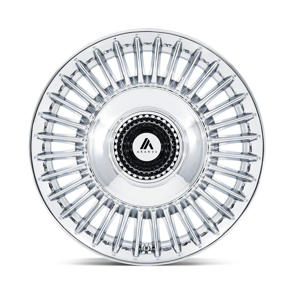 Asanti Dakota Tiara Chrome 5-Lug Wheel; 22x10.5; 45mm Offset