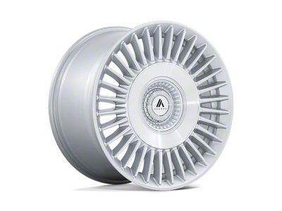 Asanti Tiara Gloss Silver with Bright Machined Face 5-Lug Wheel; 20x10.5; 40mm Offset (87-90 Dakota)