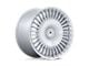 Asanti Tiara Gloss Silver with Bright Machined Face 5-Lug Wheel; 20x9; 35mm Offset (87-90 Dakota)