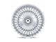 Asanti Tiara Gloss Silver with Bright Machined Face 5-Lug Wheel; 22x10.5; 45mm Offset (87-90 Dakota)