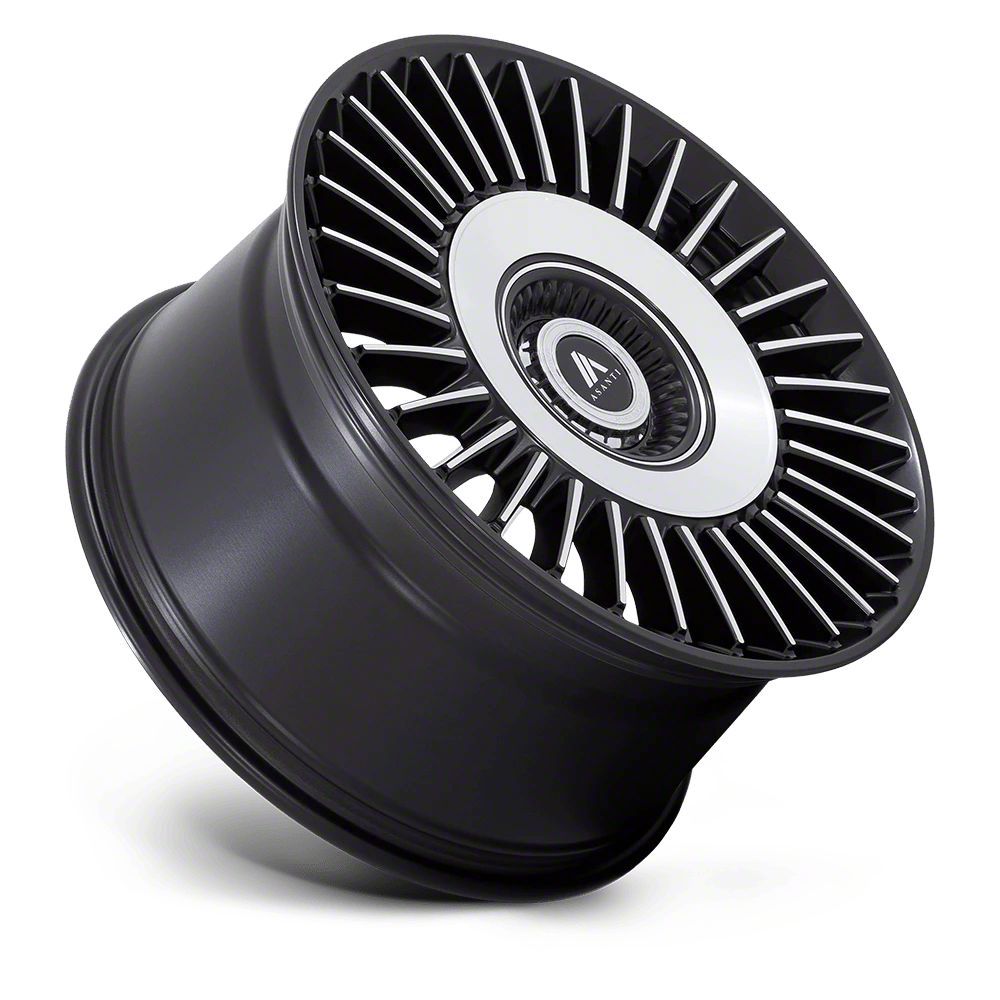 Asanti Dakota Tiara Satin Black with Bright Machined Face 5