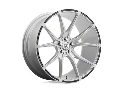 Asanti Vega Brushed Silver with Carbon Fiber Insert 5-Lug Wheel; 22x10.5; 35mm Offset (87-90 Dakota)