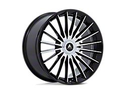 Asanti Viceroy Gloss Black with Machined Face 5-Lug Wheel; 20x10.5; 40mm Offset (87-90 Dakota)