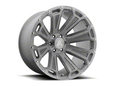 Asanti Cleaver Titanium Brushed 8-Lug Wheel; 20x12; -40mm Offset (23-25 F-250 Super Duty)