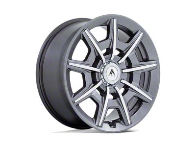 Asanti Esquire Gloss Anthracite Bright Machined 5-Lug Wheel; 22x10.5; 45mm Offset (22-26 Maverick)