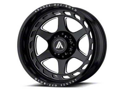 Asanti Anvil Gloss Black Milled 6-Lug Wheel; 20x12; -44mm Offset (19-25 RAM 1500)