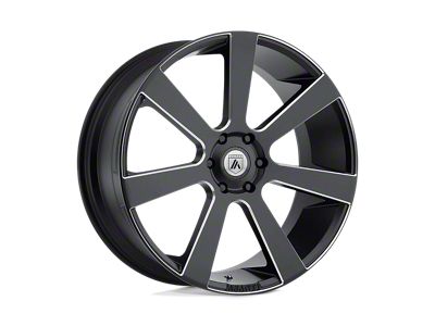 Asanti Apollo Satin Black Milled 6-Lug Wheel; 26x10; 15mm Offset (19-25 RAM 1500)