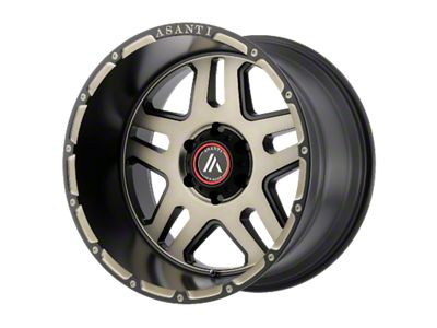 Asanti Enforcer Matte Black Machined Tint 6-Lug Wheel; 20x9; 18mm Offset (19-24 RAM 1500)