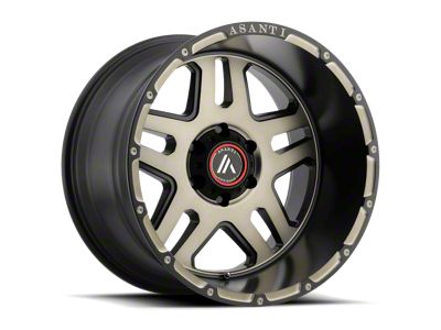 Asanti Enforcer Matte Black Machined Tint 6-Lug Wheel; 20x12; -44mm Offset (19-24 RAM 1500)