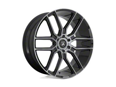 Asanti Baron Gloss Black with Gray Tint 6-Lug Wheel; 22x9.5; 30mm Offset (19-23 Ranger)
