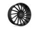 Asanti Matar Gloss Black 6-Lug Wheel; 28x10; 30mm Offset (19-23 Ranger)