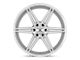 Asanti Alpha 6 Brushed Silver 6-Lug Wheel; 20x9; 30mm Offset (19-24 Sierra 1500)
