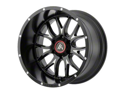 Asanti Carbine Satin Black Milled 6-Lug Wheel; 20x12; -44mm Offset (19-25 Sierra 1500)