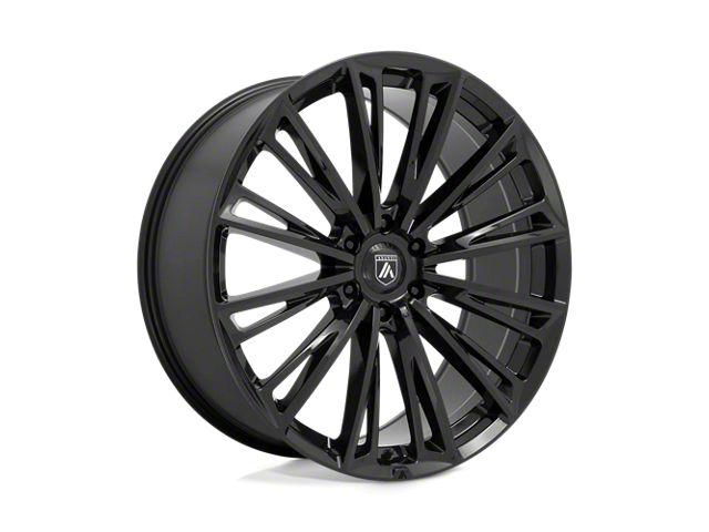 Asanti Corona Truck Gloss Black 6-Lug Wheel; 24x10; 30mm Offset (19-24 Sierra 1500)