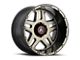 Asanti Enforcer Matte Black Machined Tint 6-Lug Wheel; 20x12; -44mm Offset (19-24 Sierra 1500)