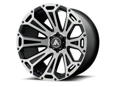 Asanti Cleaver Black-Brushed 6-Lug Wheel; 20x12; -40mm Offset (19-24 Silverado 1500)