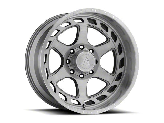 Asanti Anvil Titanium Brushed 8-Lug Wheel; 20x10; -18mm Offset (07-10 Silverado 2500 HD)