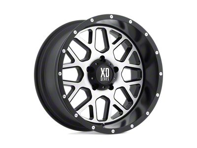 Asanti Ballistic Gloss Black Milled 8-Lug Wheel; 20x9; 18mm Offset (20-25 Silverado 2500 HD)