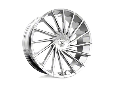 Asanti Matar Chrome 6-Lug Wheel; 24x9; 15mm Offset (21-26 Yukon)
