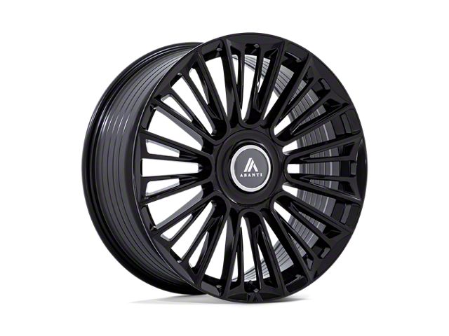 Asanti Premier Gloss Black 6-Lug Wheel; 22x9.5; 25mm Offset (21-24 Yukon)