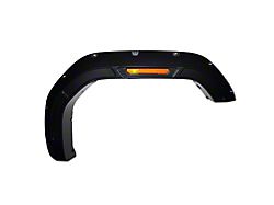 Rough Country Defender Pocket Fender Flares; Flat Black (20-23 Sierra 2500 HD)