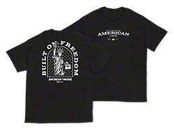 AT Built on Freedom T-Shirt; Black