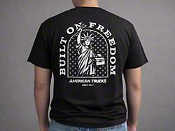 AT Built on Freedom T-Shirt; Black