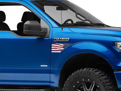 SEC10 Fender Flag; Red, White and Blue (15-20 F-150)