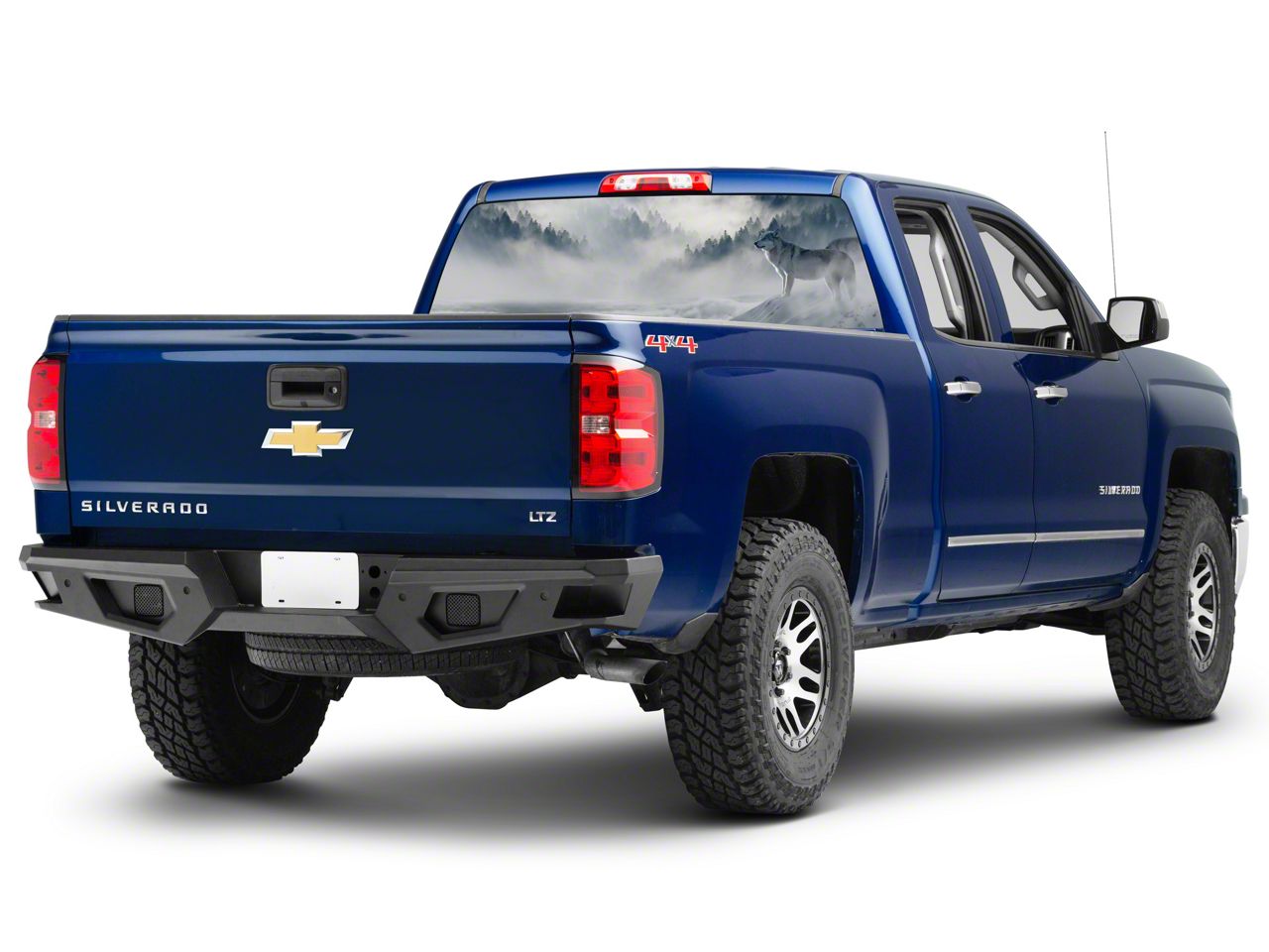 Tyger Auto Made In USA! 7PC Stainless Steel Chrome Tailgate Letter Insert Trim Set Compatible With 2019-2020 Chevy Silverado 1500