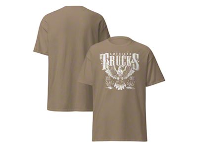 AT Old School T-Shirt; Brown Savana