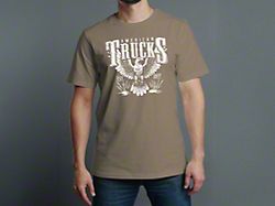 AT Old School T-Shirt; Brown Savana 