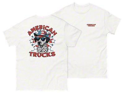 AT Pawtriot Dalmatian T-Shirt; White