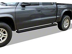 5-Inch iStep Running Boards; Black (05-11 Dakota Club/Extended Cab)