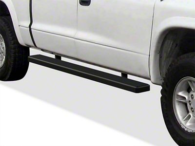 6-Inch iStep Running Boards; Black (05-11 Dakota Club/Extended Cab)