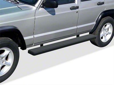 6-Inch iStep Running Boards; Black (05-11 Dakota Quad/Crew Cab)