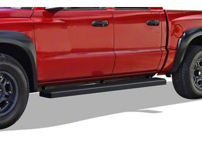 6-Inch iStep Running Boards; Hairline Silver (05-11 Dakota Quad/Crew Cab)