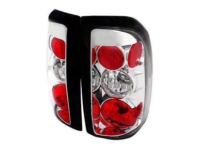 Altezza Tail Lights; Chrome Housing; Clear Lens (97-04 Dakota)