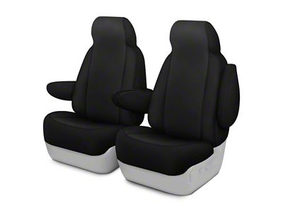 Genuine Neoprene Custom 1st Row Bucket Seat Covers; Black/Black (05-11 Dakota w/ Bucket Seats)