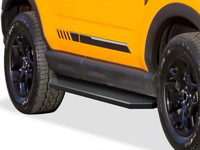 H-Style Running Boards; Black (05-11 Dakota Club/Extended Cab)