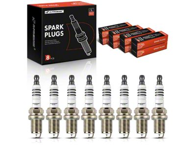 Iridium and Platinum Spark Plugs; Set of 8 (05-07 4.7L Dakota w/ VIN# J)